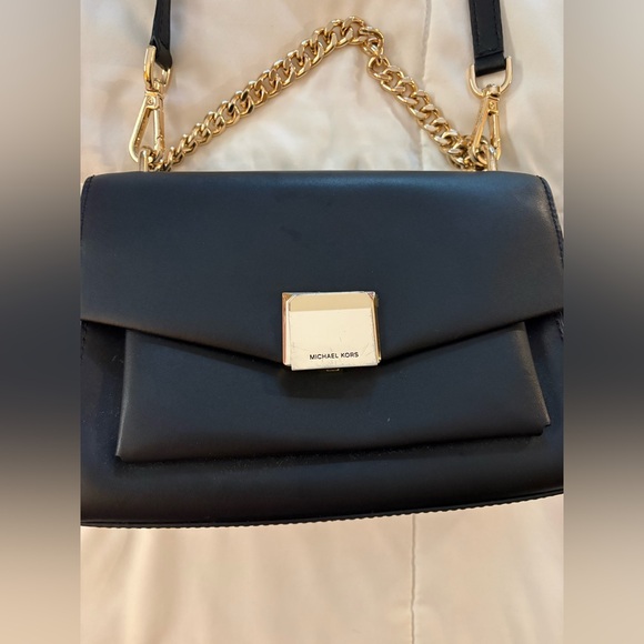 Michael Kors Lita Crossbody with Gold Accent - Removable Strap - Picture 3 of 16